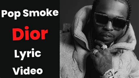 pop smoke christian dior|dior pop smoke lyrics 1h.